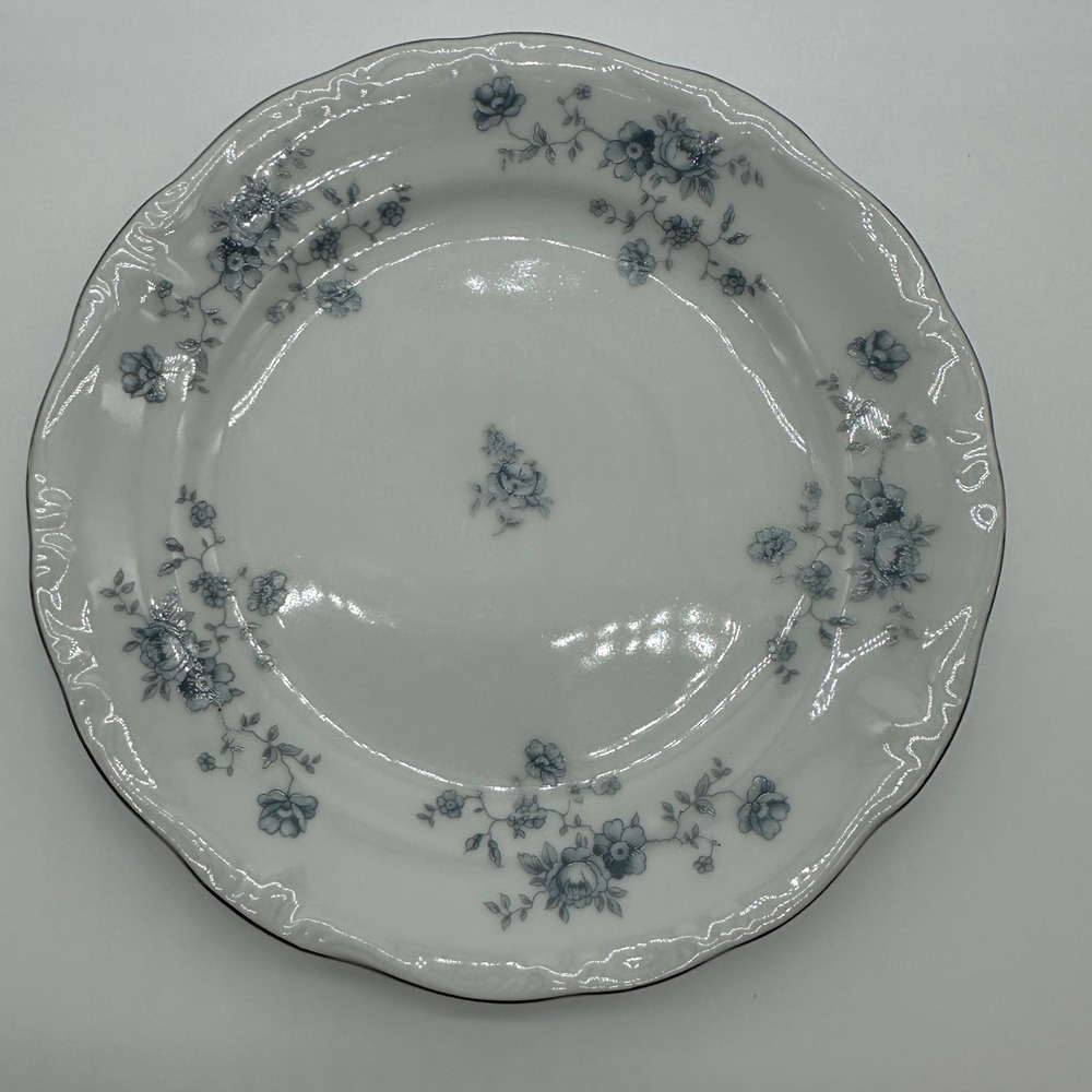 Johann Haviland Blue Garland Bread Butter Plates Set 4 Bavaria Germany 6in - Picture 5 of 10